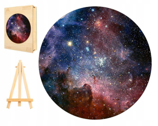 VEĽKÉ DREVENÉ PUZZLE 280 KUSOV GALAXY V DREVENEJ KRABIČKE